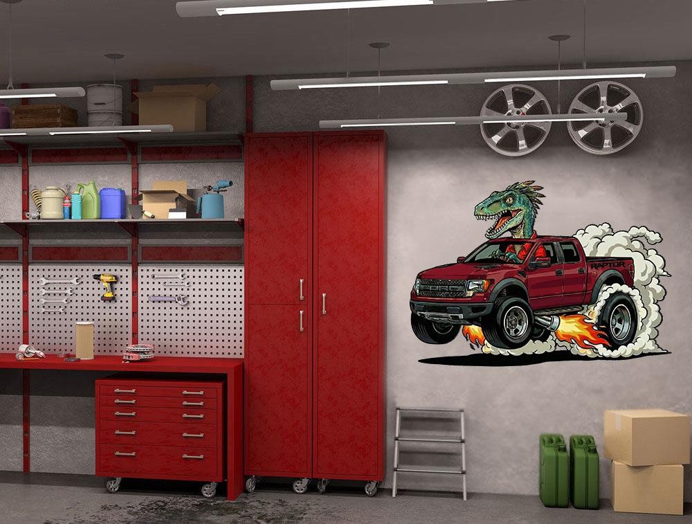 2010-14 Ford SVT Raptor F150 Supercrew Monster Truck Wall Art Graphic Sticker