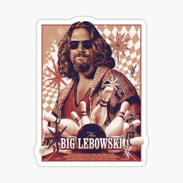 The Big Lebowski, Vinyl Die Cut Sticker