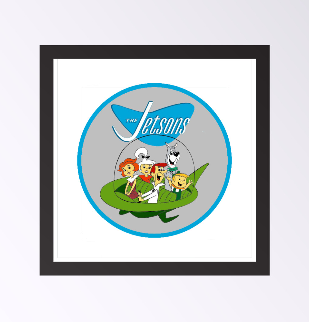 Cartoons – The Jetsons – 4" Handmade Vinyl Decal Vehicle Laptop Cooler Tumbler