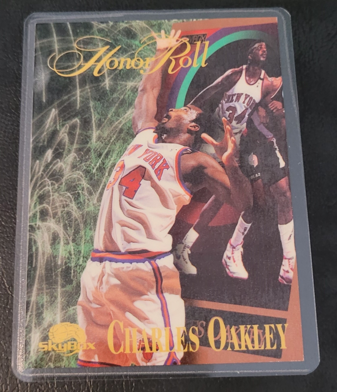 Charles Oakley Knicks Basketball Card HOF Fridge/Locker/Cabinet Laminated Magnet