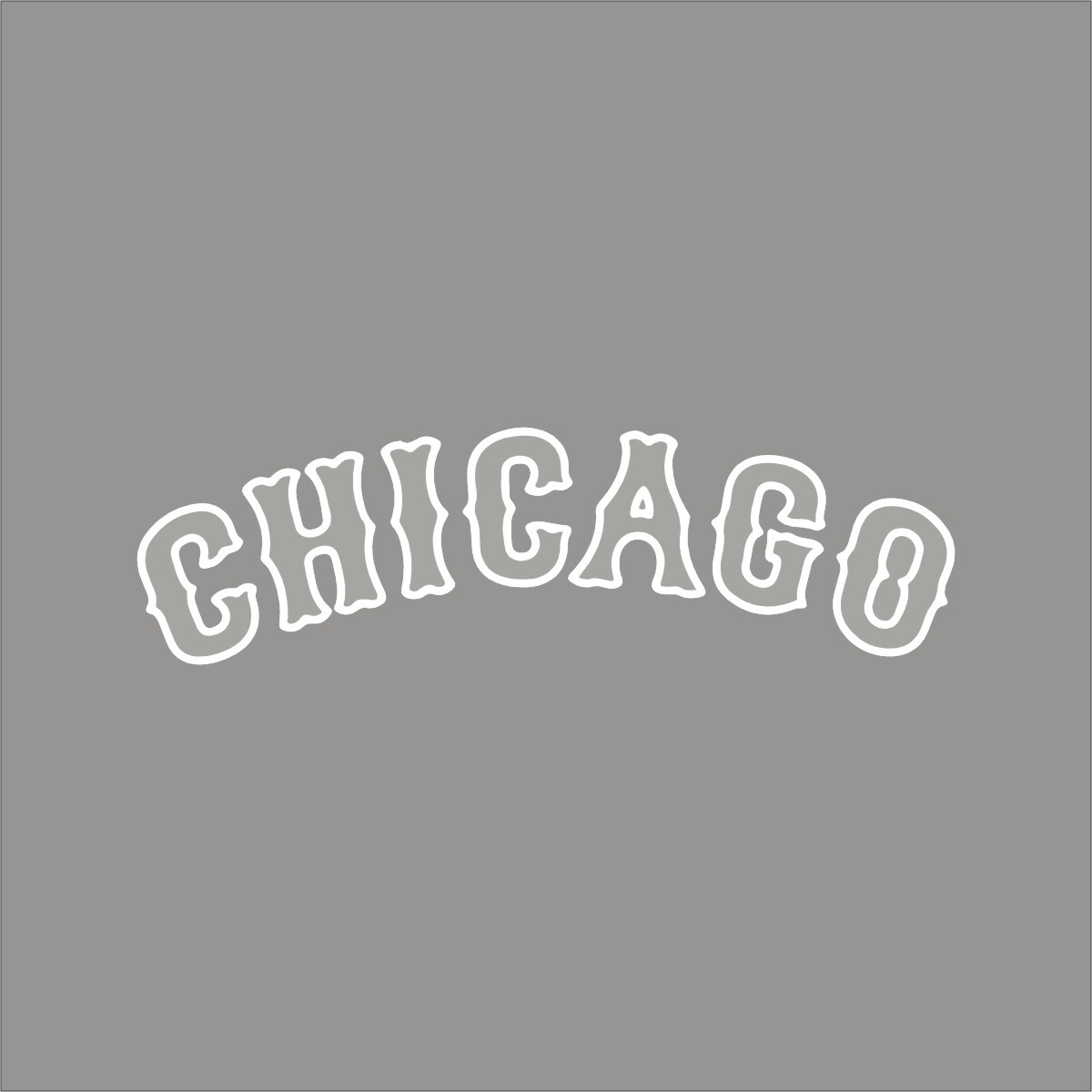 Chicago Cubs #13 MLB Team Logo 1 Color Vinyl Decal Sticker Car Window Wall