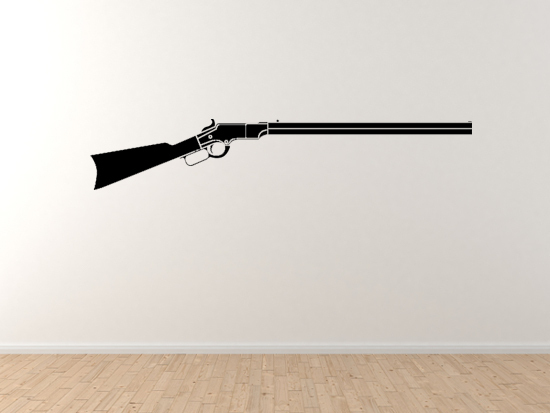 Heavy Weapon #5- Kentucky Long Rifle Hunting Gun American – Vinyl Wall Decal Art