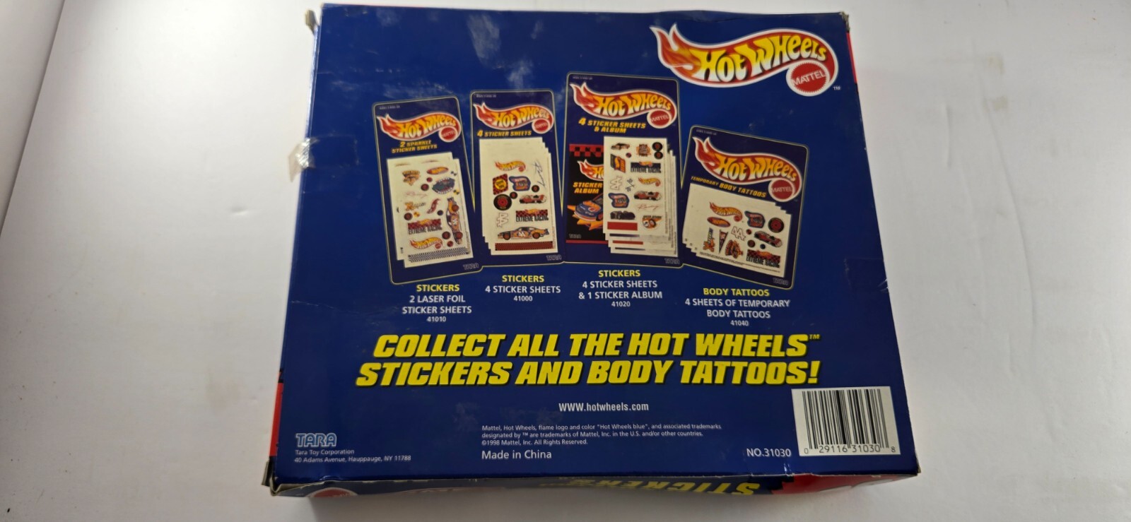 1998 Hot Wheels 300 Sparkling Foil & Full Color Stickers new