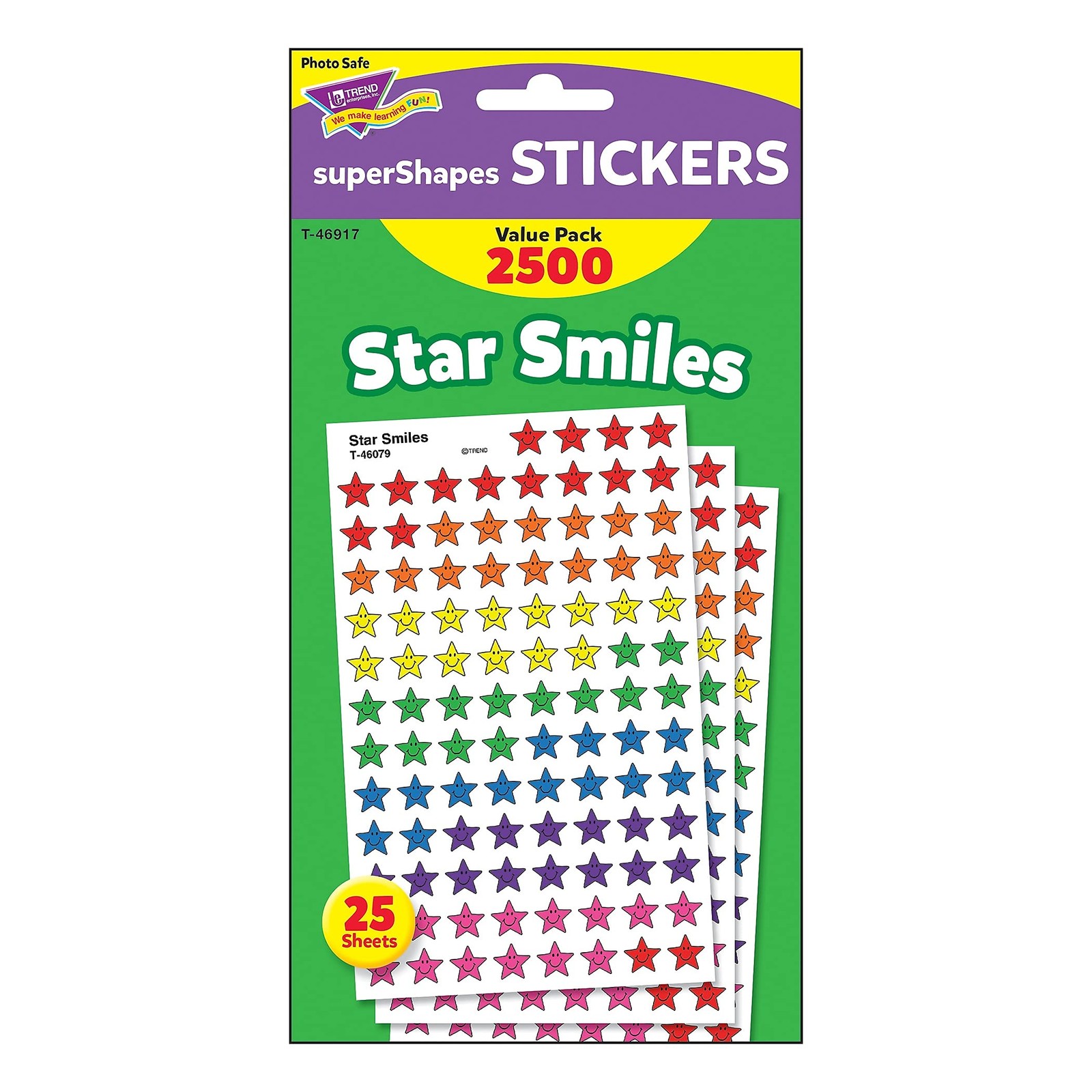 Assorted Sticker Decals Pack of 2500 for Rewards Homework Incentives