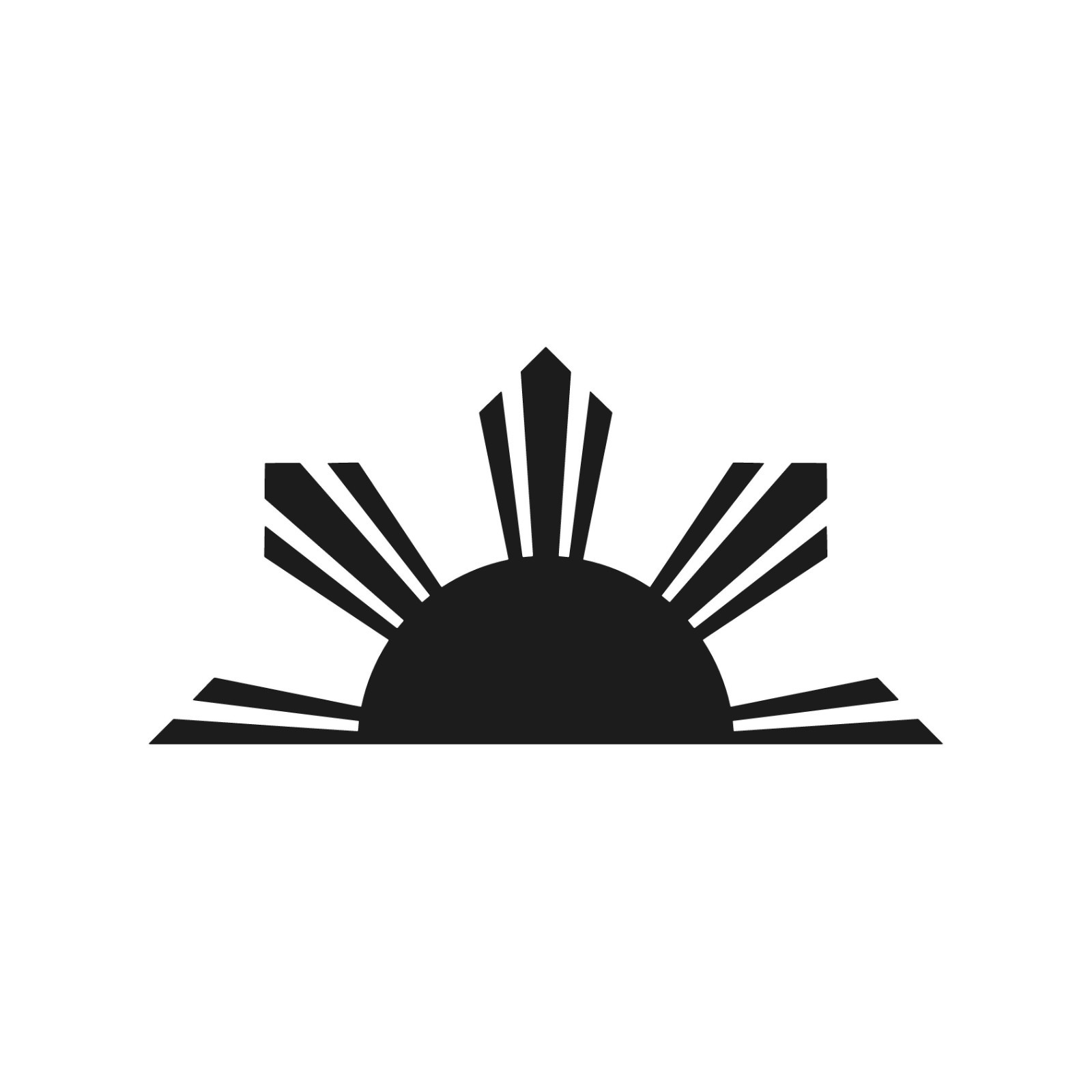 Philippines Half Sun Filipino Flag Vinyl Decal Window Laptop Sticker