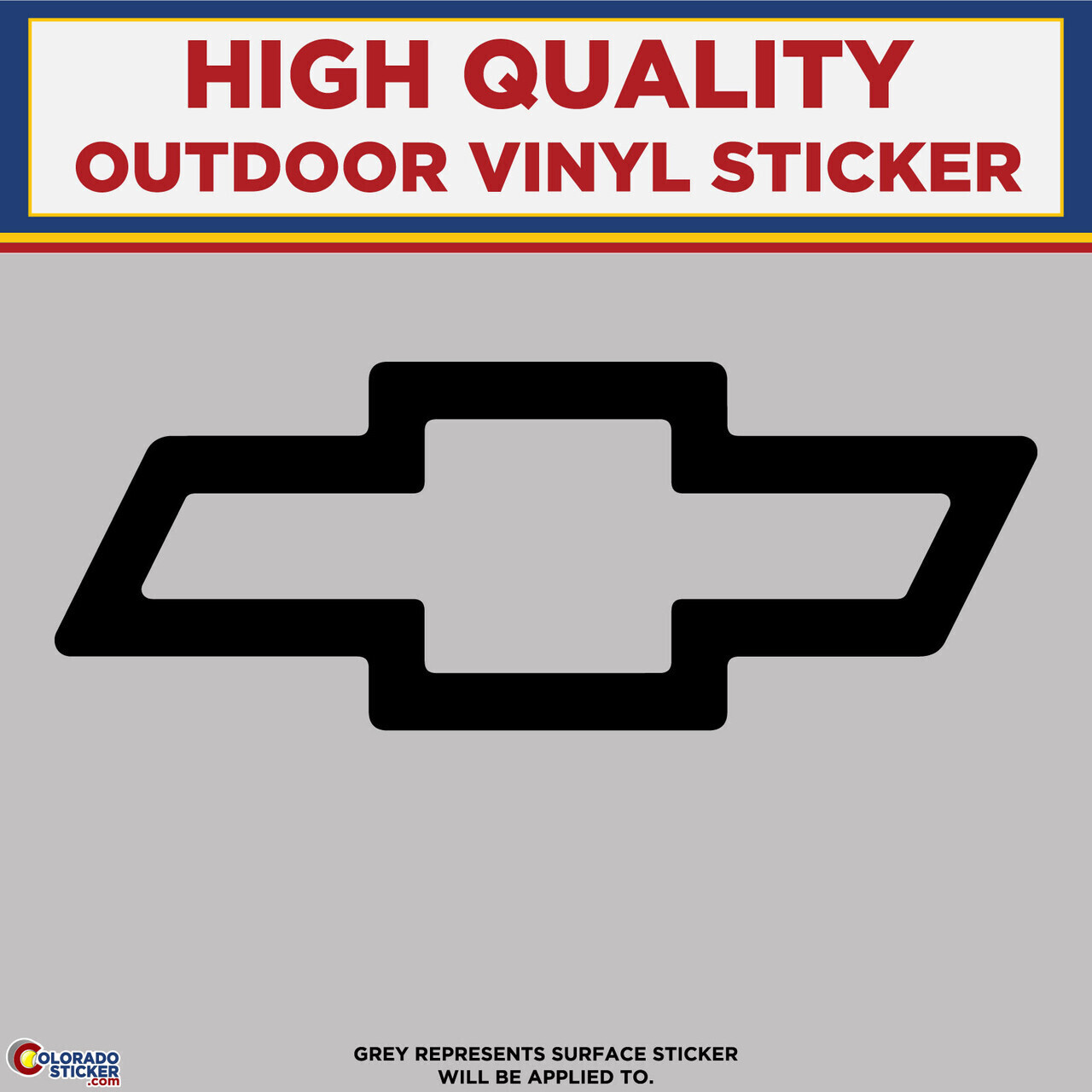 Chevy Logo, Die Cut High Quality Vinyl Stickers