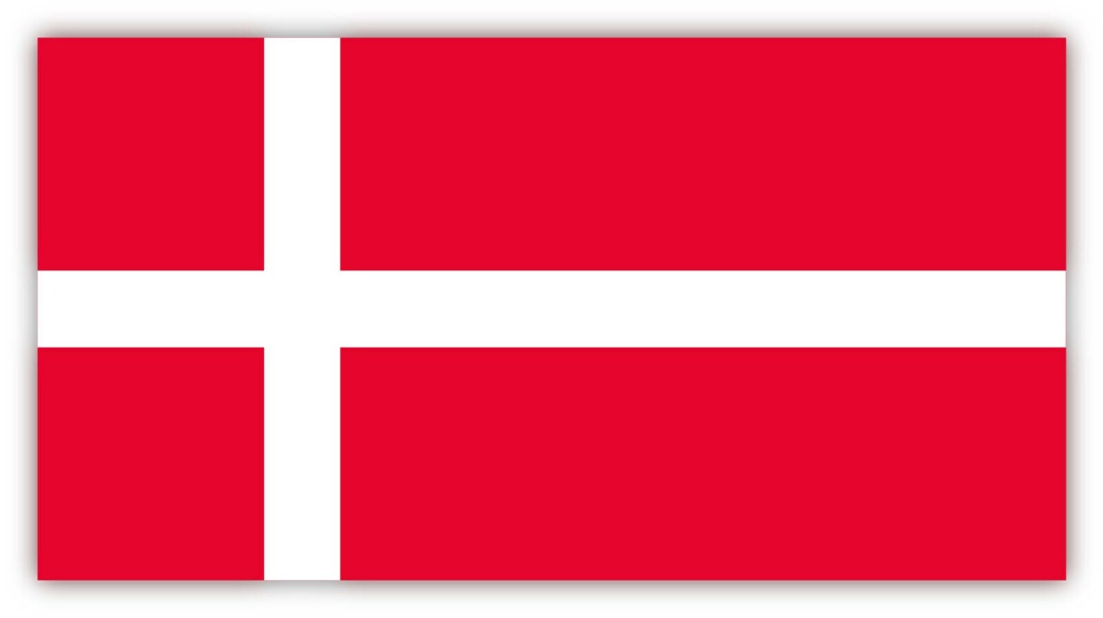 Denmark Flag Patriotic Sticker Decal Laptop Wall Car Hard Helmet