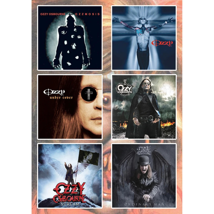 Ozzy Osbourne Sticker Pack | Bark At The Moon Diary Of A Madman Blizzard Of Ozz