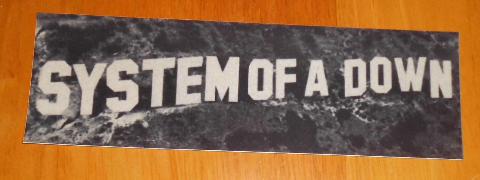 System of a Down Toxic City Bumper Sticker Original Promo 8×2.5 RARE