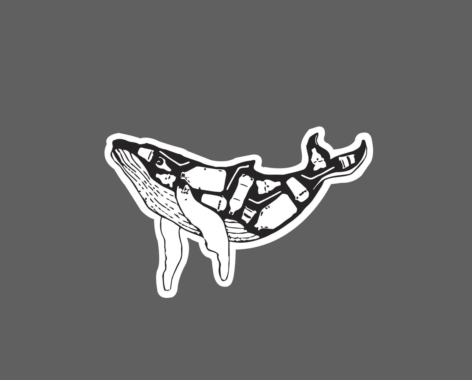 Whale Sticker Trash Ocean Waterproof NEW – Buy Any 4 For $1.75 EACH Storewide!