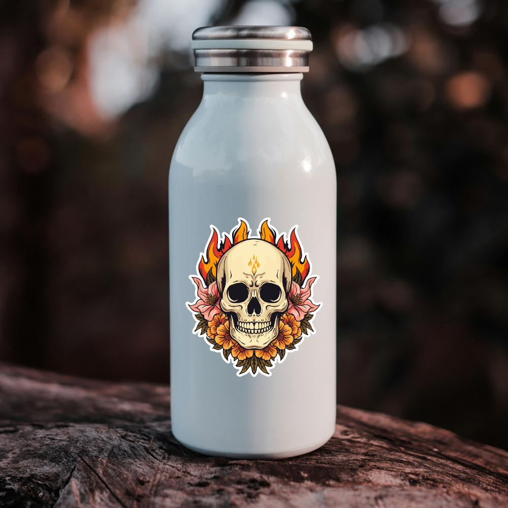 Skull Sticker Waterproof Vinyl Decal Glossy Matte Laminated NEW