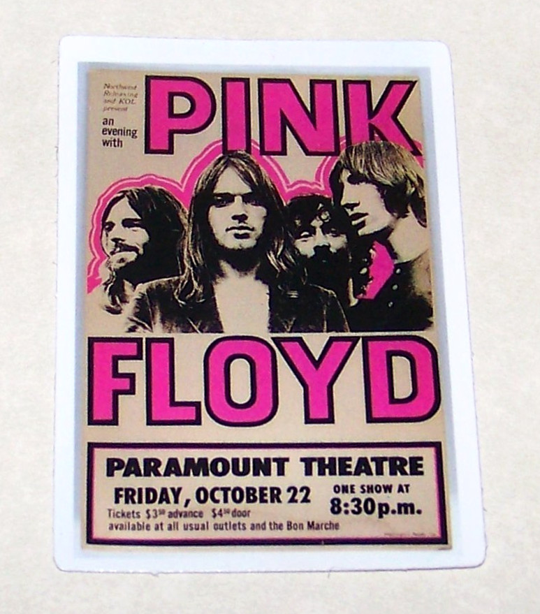 PINK FLOYD – Die Cut Sticker Decal Music Band Rock Pink Floyd