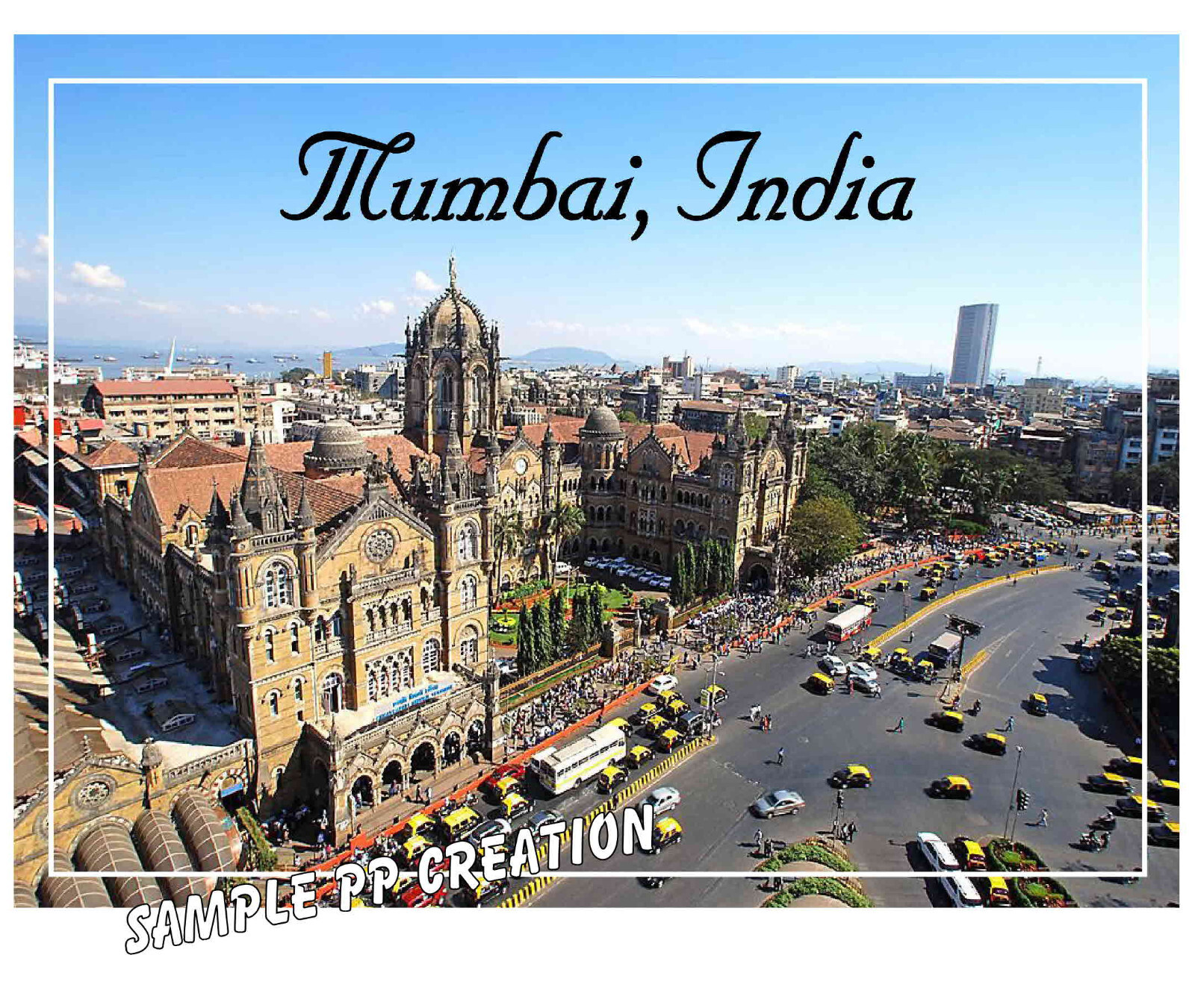 MUMBAI, INDIA PHOTO FRIDGE MAGNET 4 X 3 inches TRAVEL
