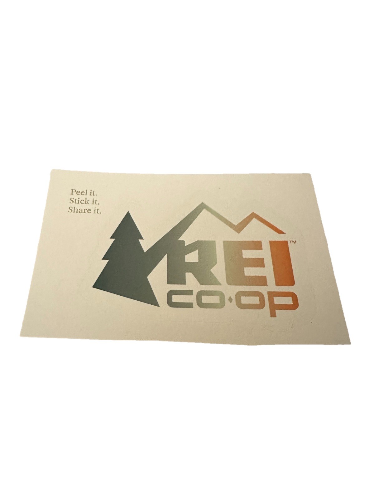 REI Official Membership Sticker – Large Outdoor Hiking Ski Climbing Surf Camping