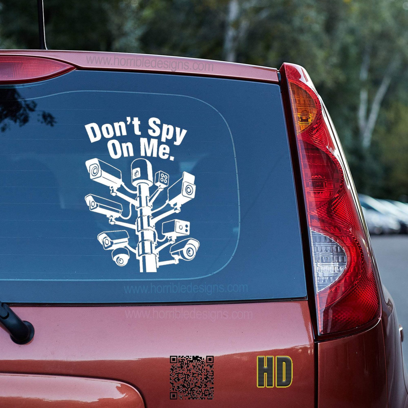 Don't Spy On Me Vinyl decal car truck window van liberty first 4th amendment