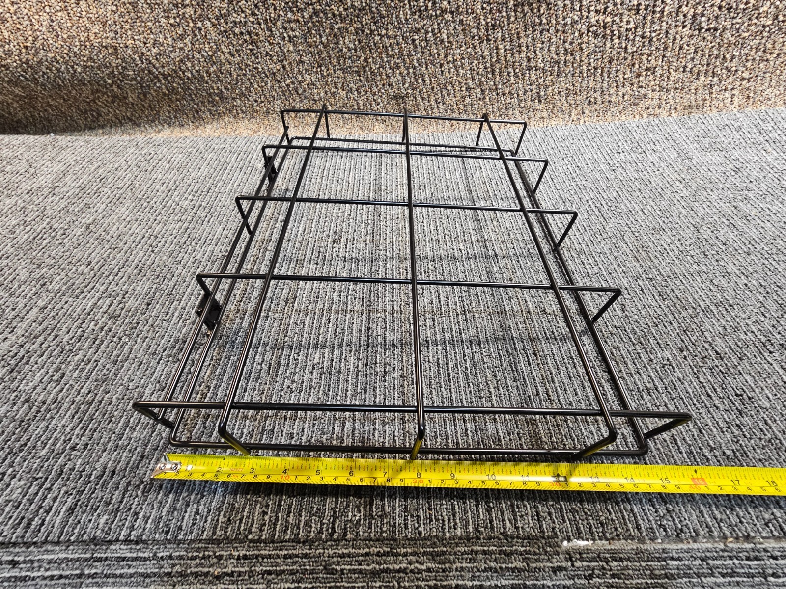 (QTY 5) Cap's Fixtures Wire Shelf Rack 15" X 19"For Slatwall Display Rack