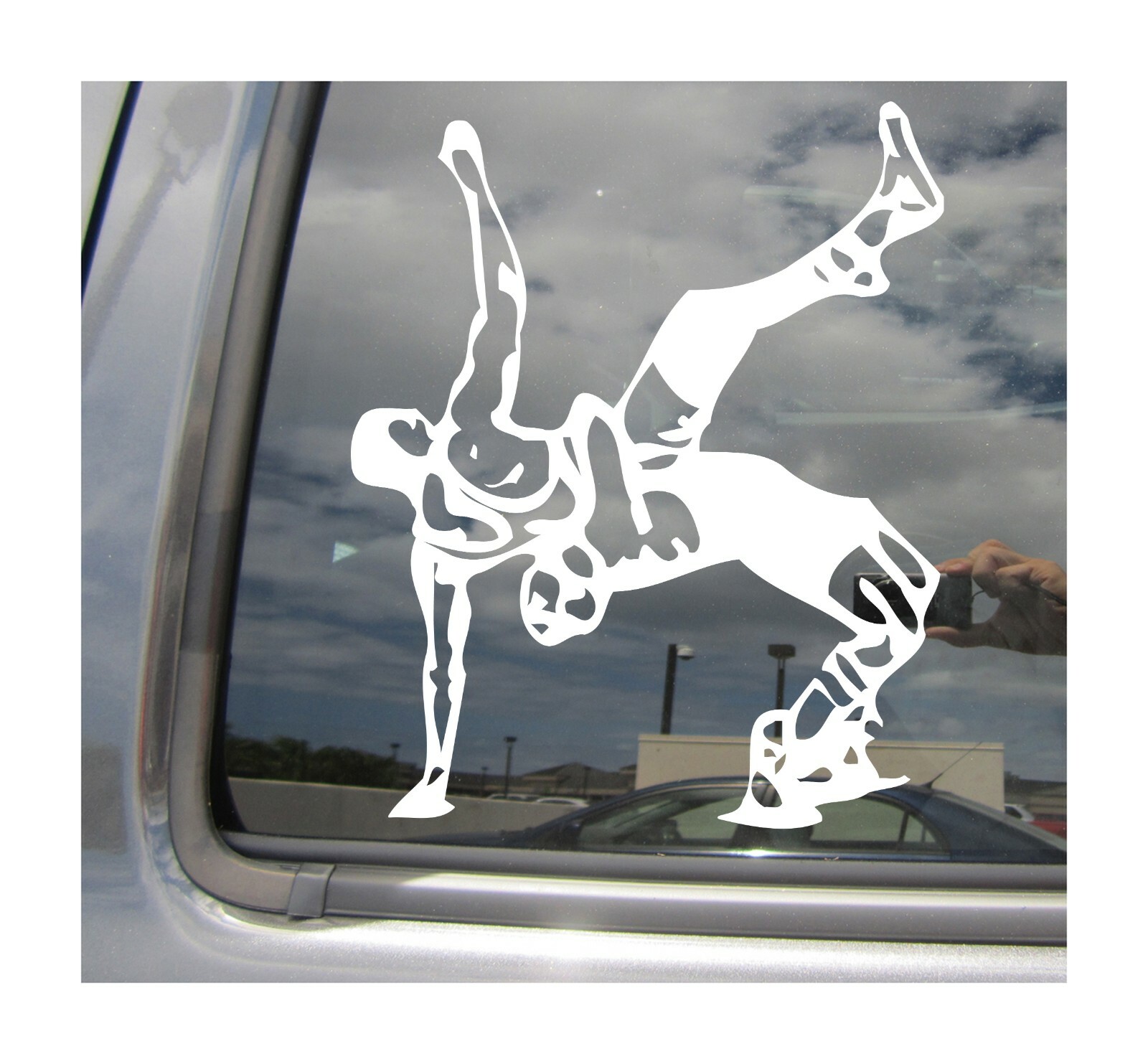 Freestyle Wrestling – Greco Roman Wrestler Car Window Vinyl Decal Sticker 04061