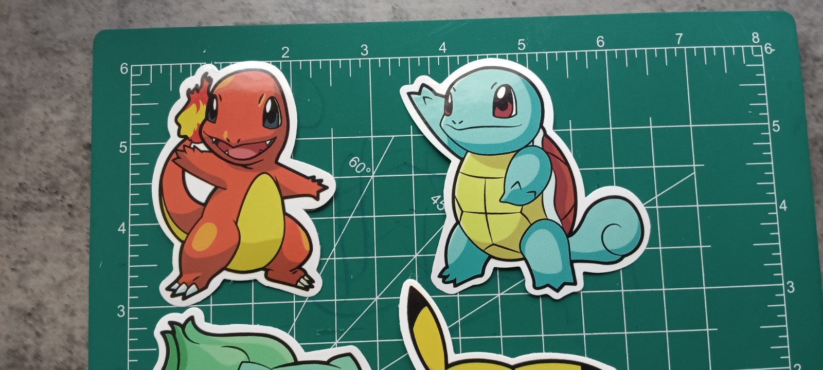 Pokémon VYNIL DIE-CUT STICKER LOT Of 4