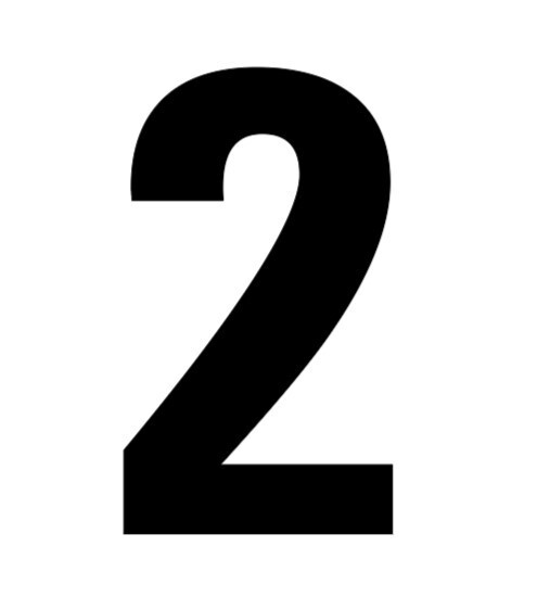 Choice BIG 5" Street Address Mailbox House Home Number Sticker Decals