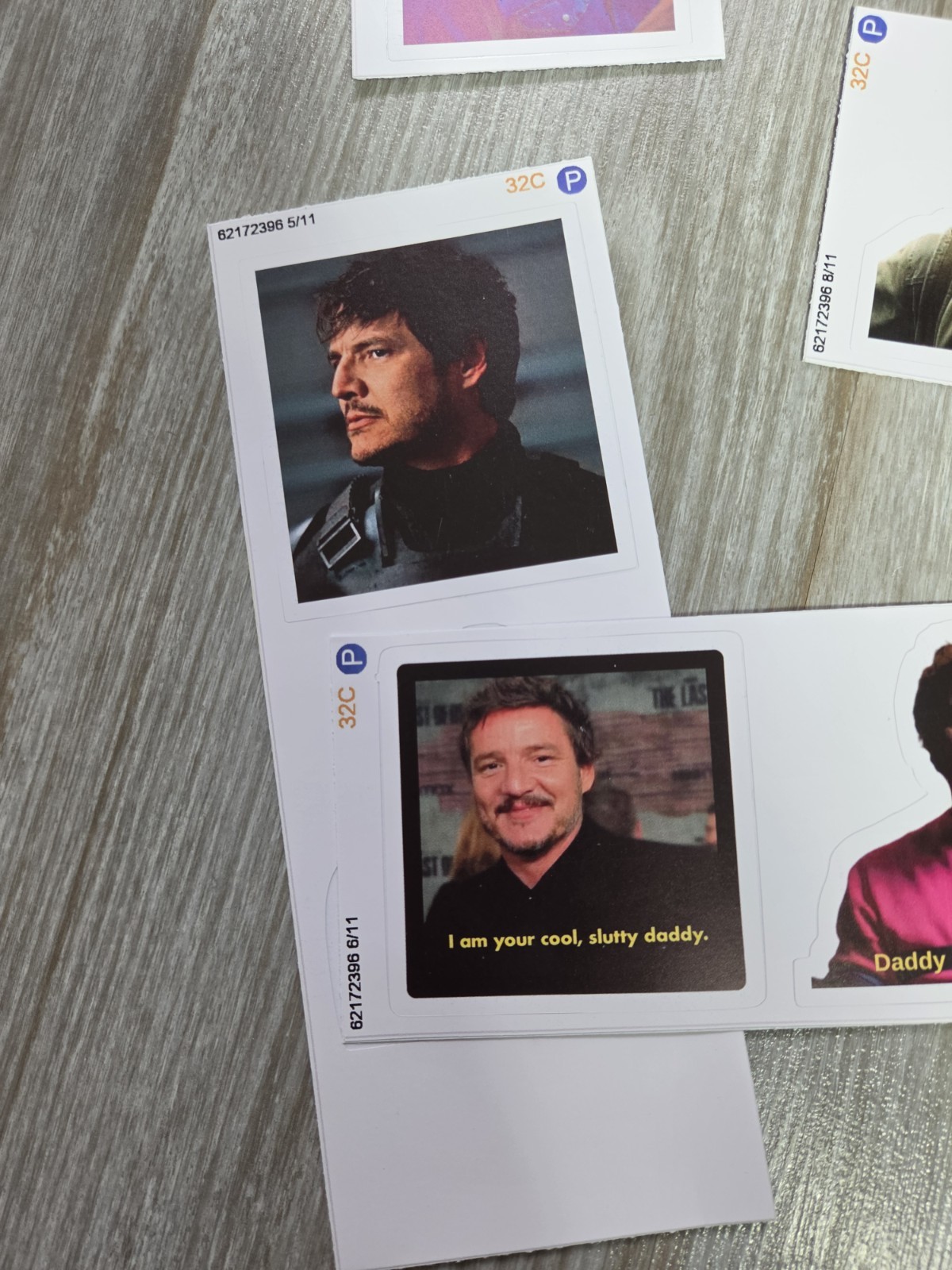 Pedro Pascal Sticker Pack Lot of 14 Vinyl Decal Meme TV Movie Character Assorted