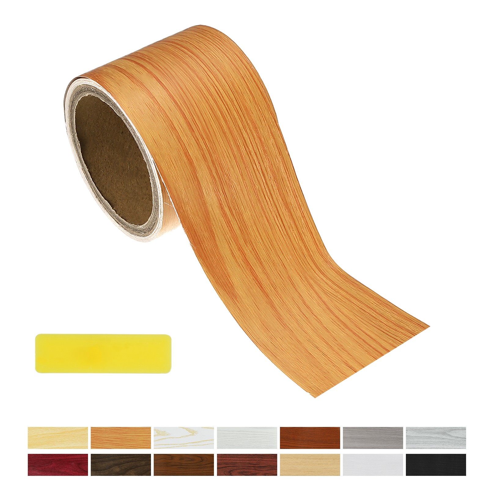 Wood Grain Repair Tape, 3.15 Inch x 16.4 ft Self Adhesive, Cherry