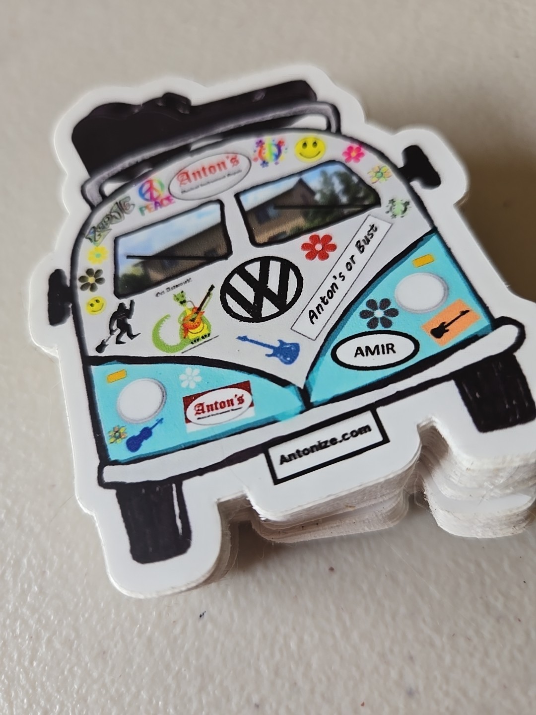 Guitar Case Stickers, Good For Laptops And Water Bottles Too.