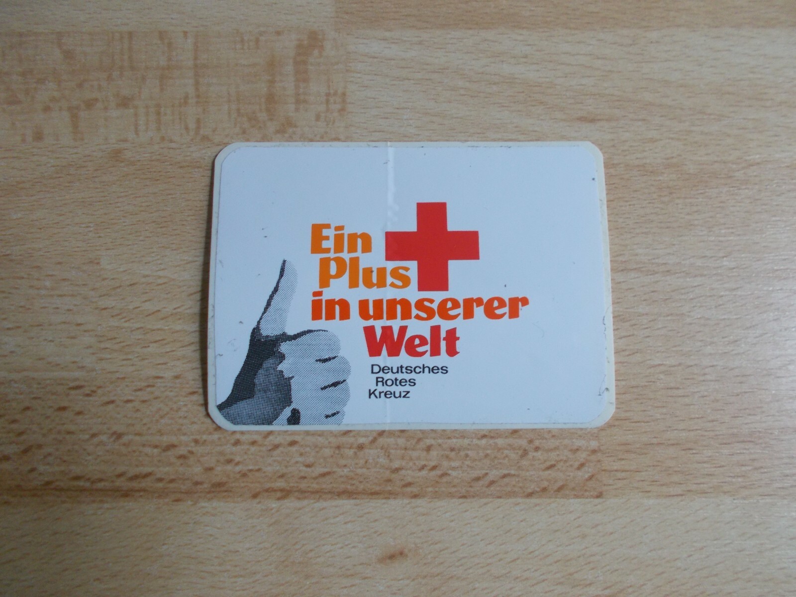 Sticker Cross Red German ( No. 1)