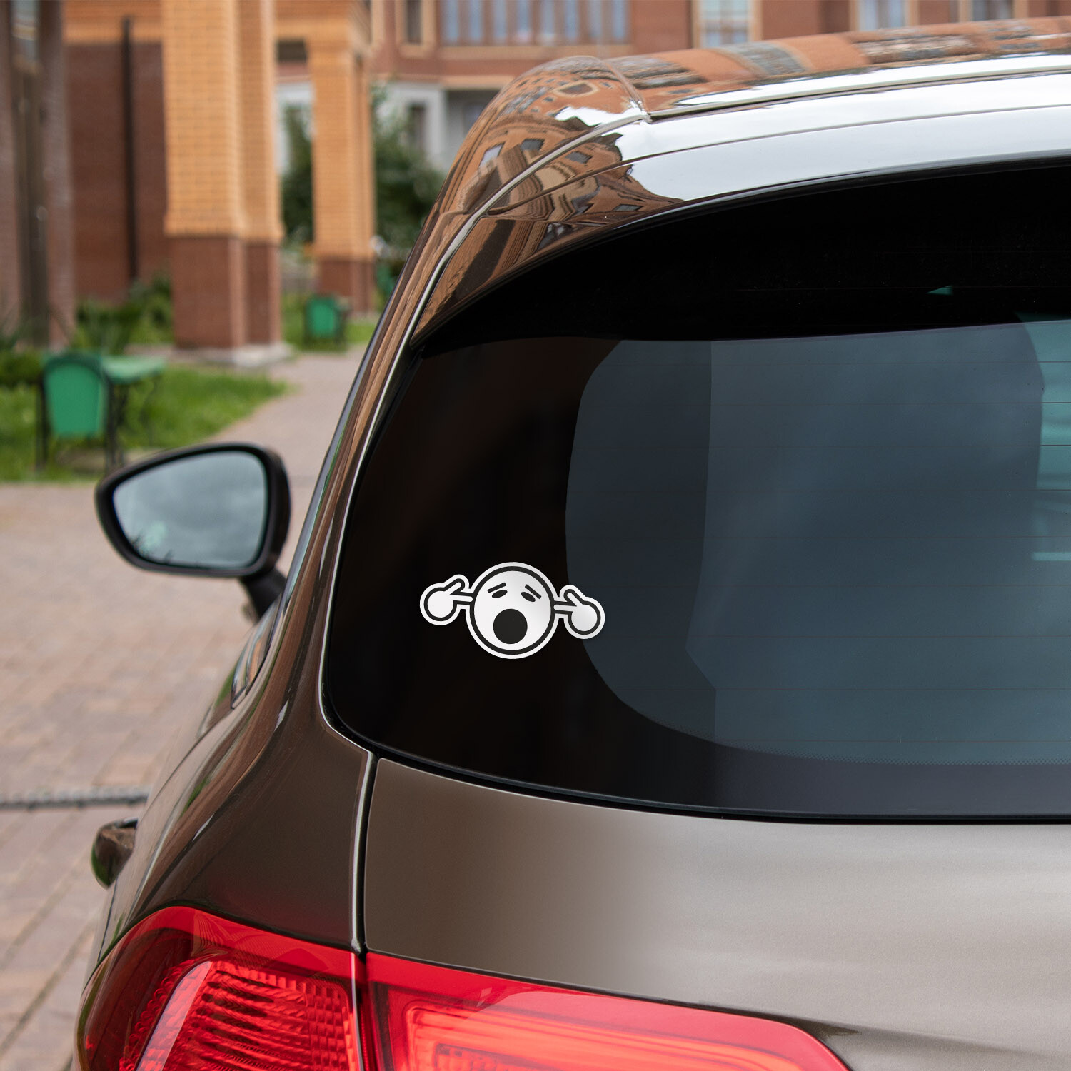 Too Loud Funny Smiley Car Bumper Vinyl Sticker Decal