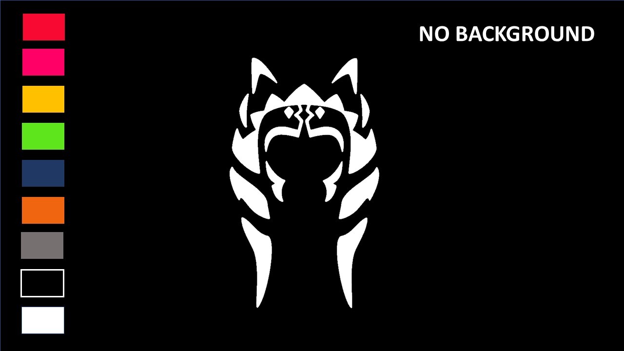 AHSOKA TANO, PADAWAN, JEDI, STAR WARS, Decal Stickers for Cars, Windows, Laptops