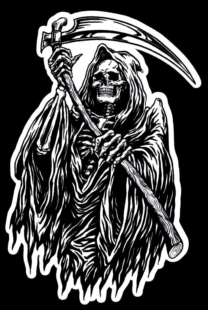 Grim Reaper Sticker