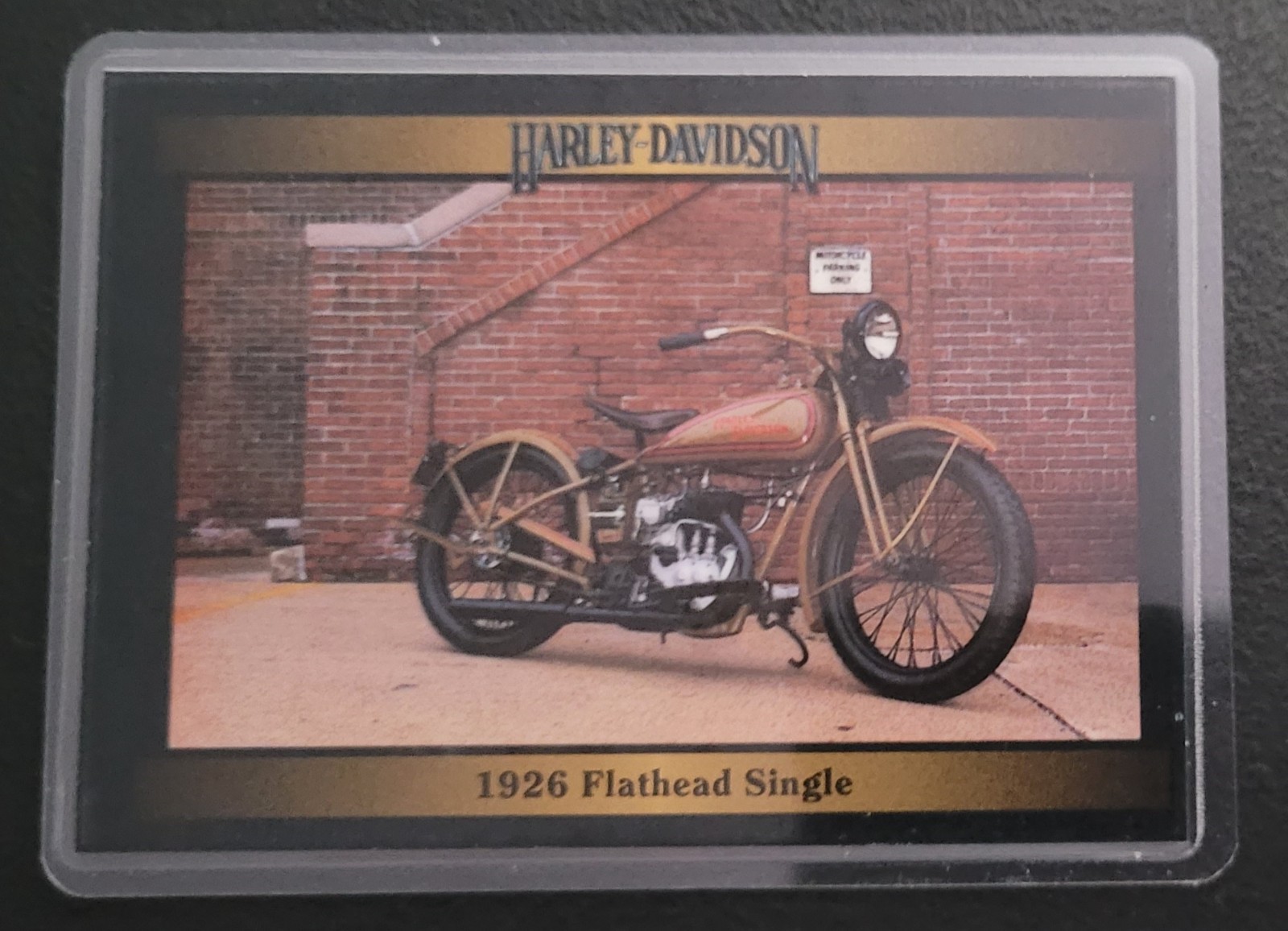 Vintage Harley-Davidson Collectible Card Fridge/Locker/Cabinet Laminated Magnets