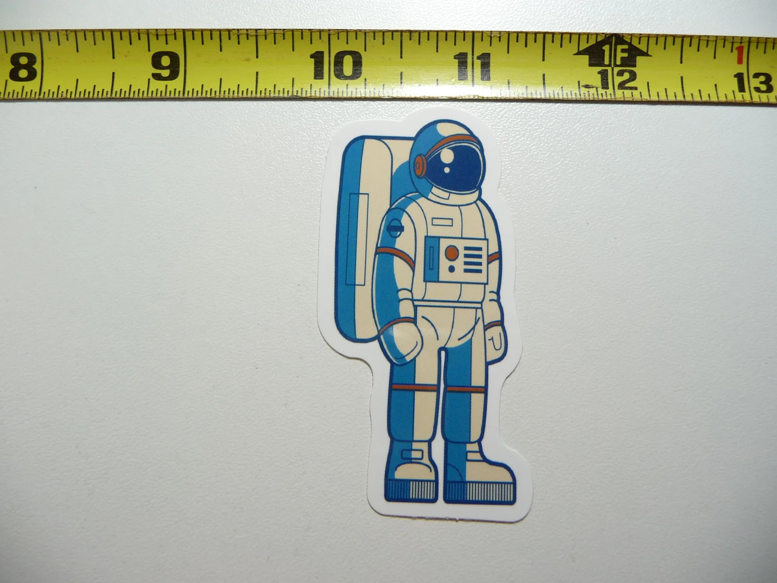 ASTRONAUT SUIT READY SMALL STICKER DECAL EXPLORATION OUTER GALAXY UNIVERSE