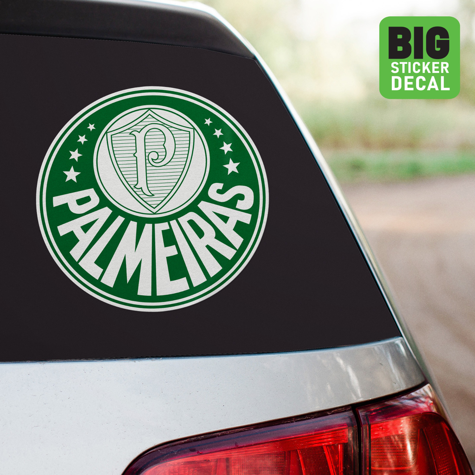 Palmeiras Brazil Big Laminated Vinyl Sticker Car Decal Calcomania Carro