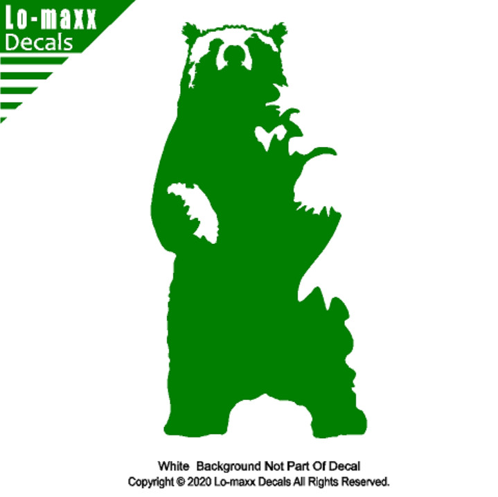 Bear Art Truck Car RVs SUV Trailer Boat Gun Case Hunting Die Cut Vinyl Decal
