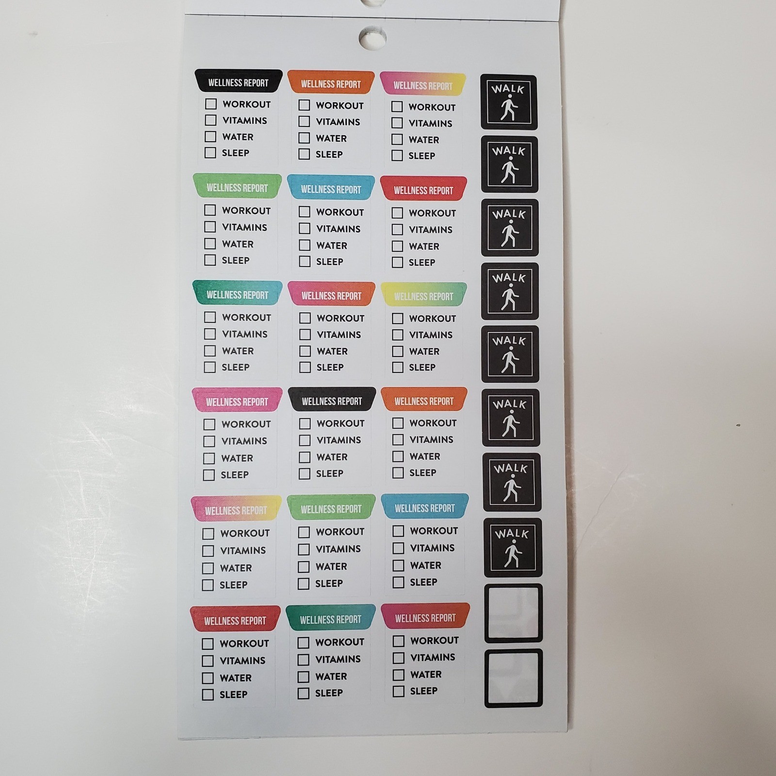 The Happy Planner Mini Fitness Sticker Value Pack 1939 Pieces PPSV-36-3048