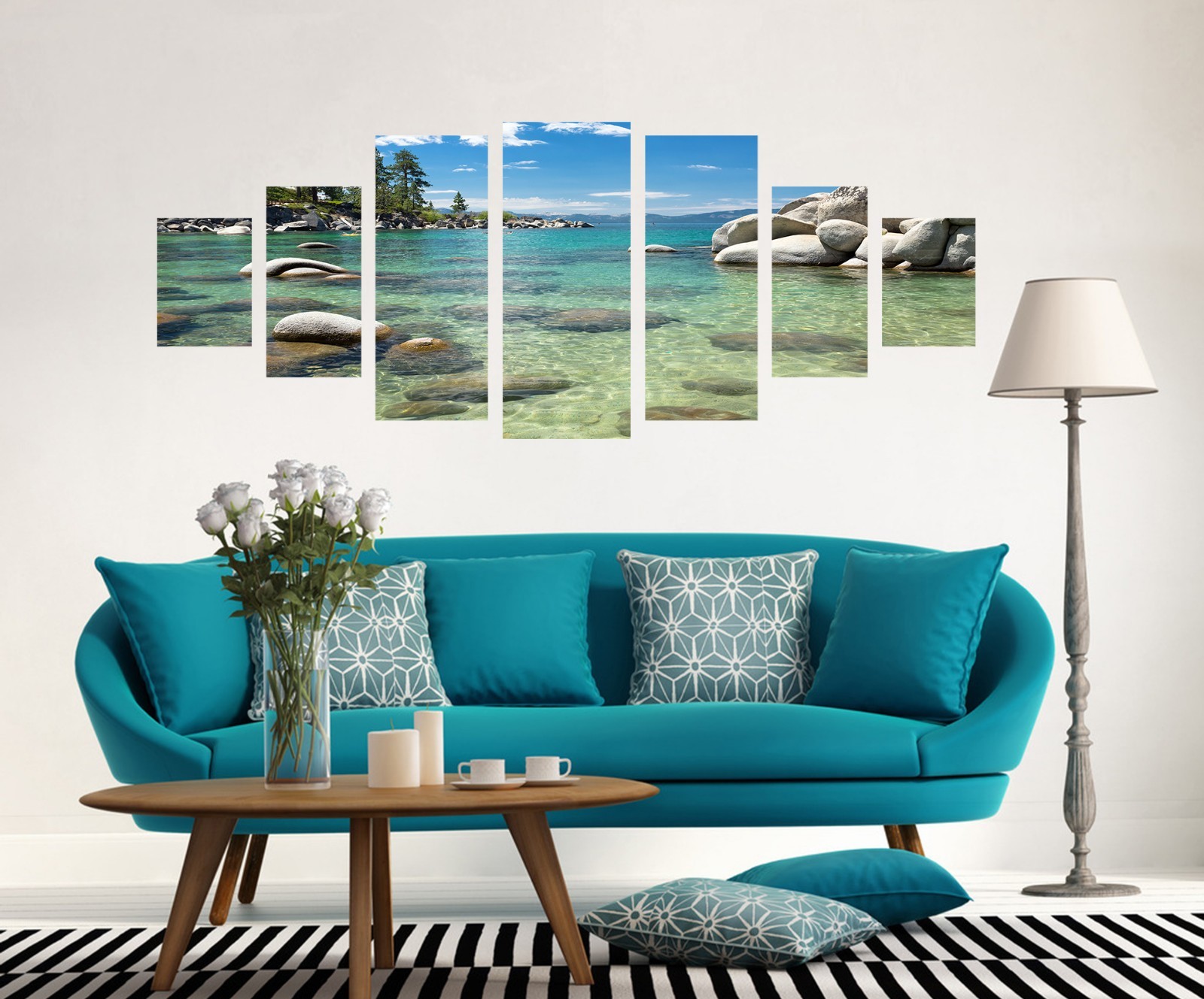 3D Clear River 72 Unframed Print Wall Paper Decal Wall Deco Indoor AJ Jenny