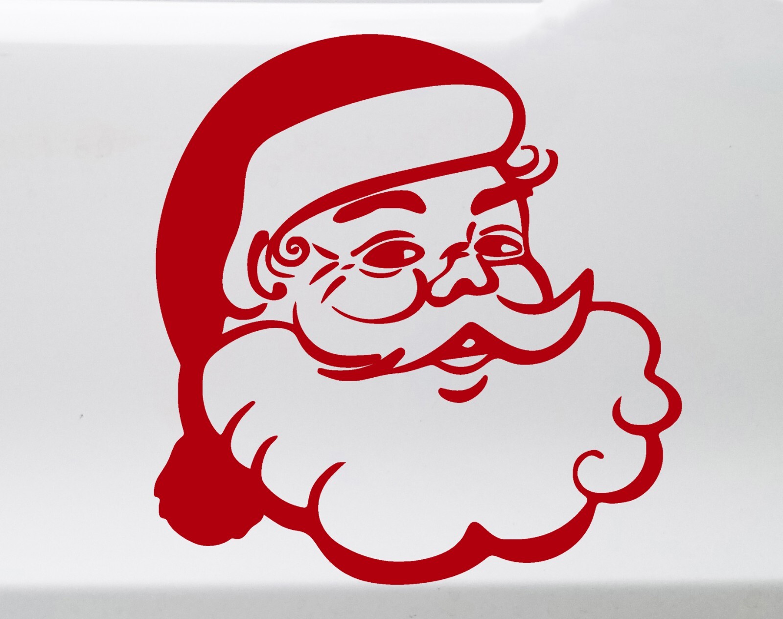 Santa Claus Vinyl Decal V2 | Christmas Holidays Saint Nick | Die Cut Sticker