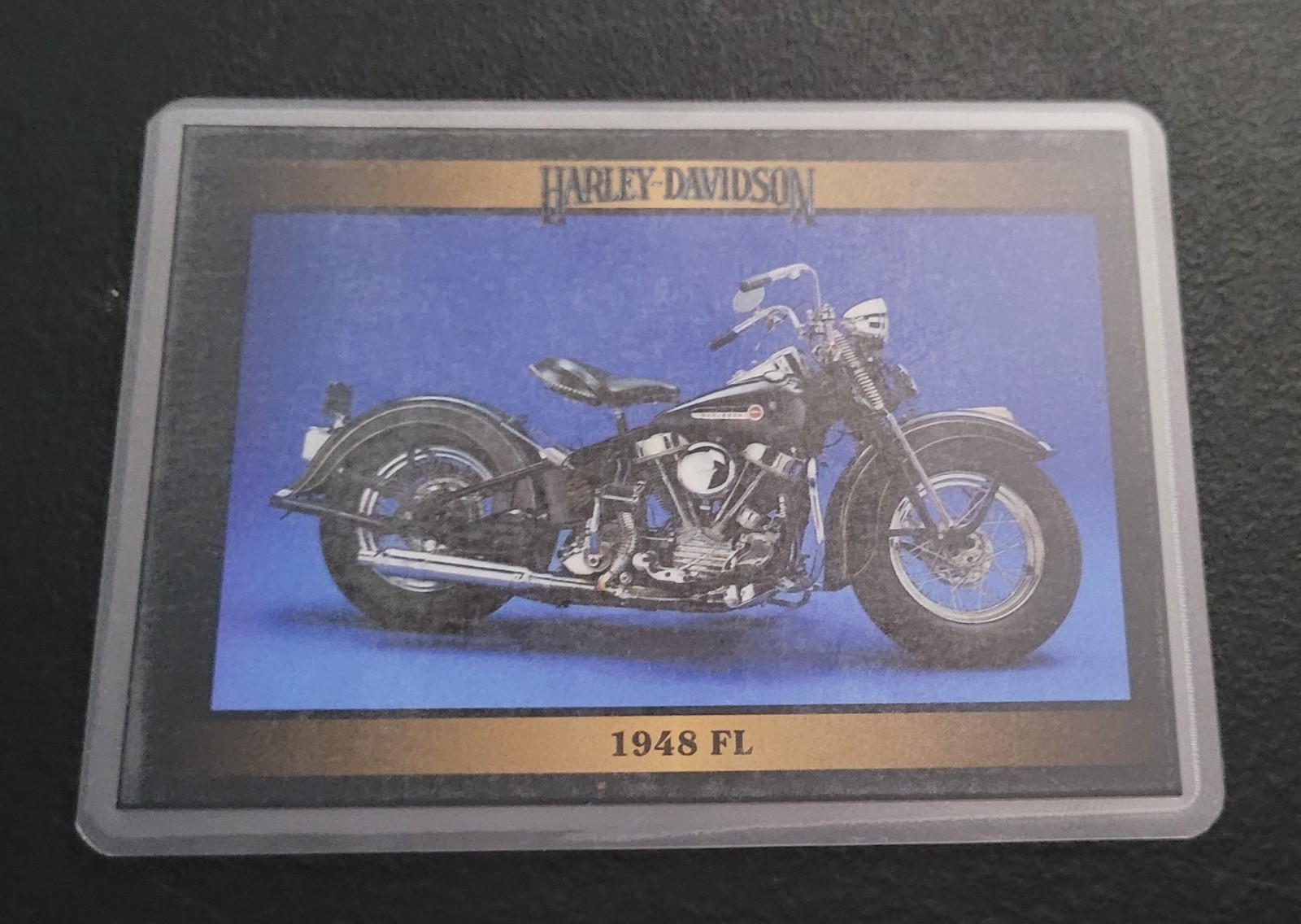 Harley Davidson Fridge/Locker/Cabinet Laminated Collectible Card Magnets VTG