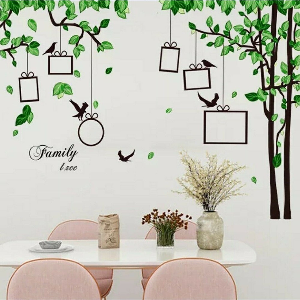 Family Tree Photo Frame Wall Decal Sticker Living Room Home Decor Removable