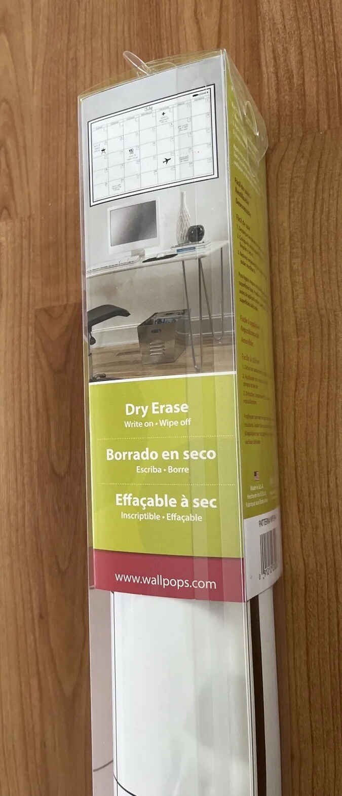 Brewster Wall Pops White Monthly Dry Erase Calendar 24” x 36” 🌺 NEW in Package