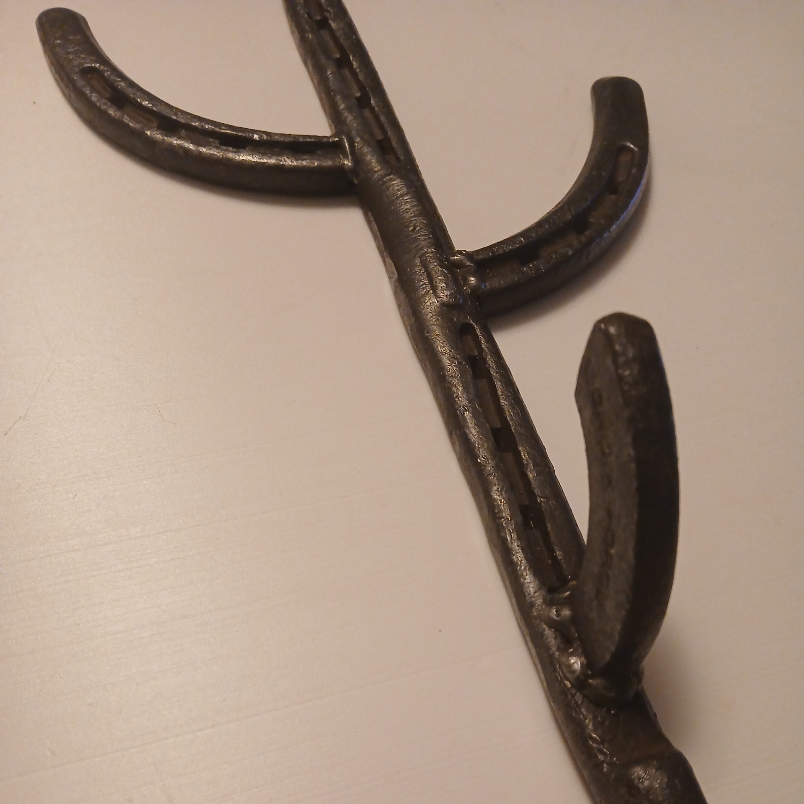 Lot* Forged Horseshoe Cactus Hat/Coat Hook, A Cowboy's Guide To Life Book INL449