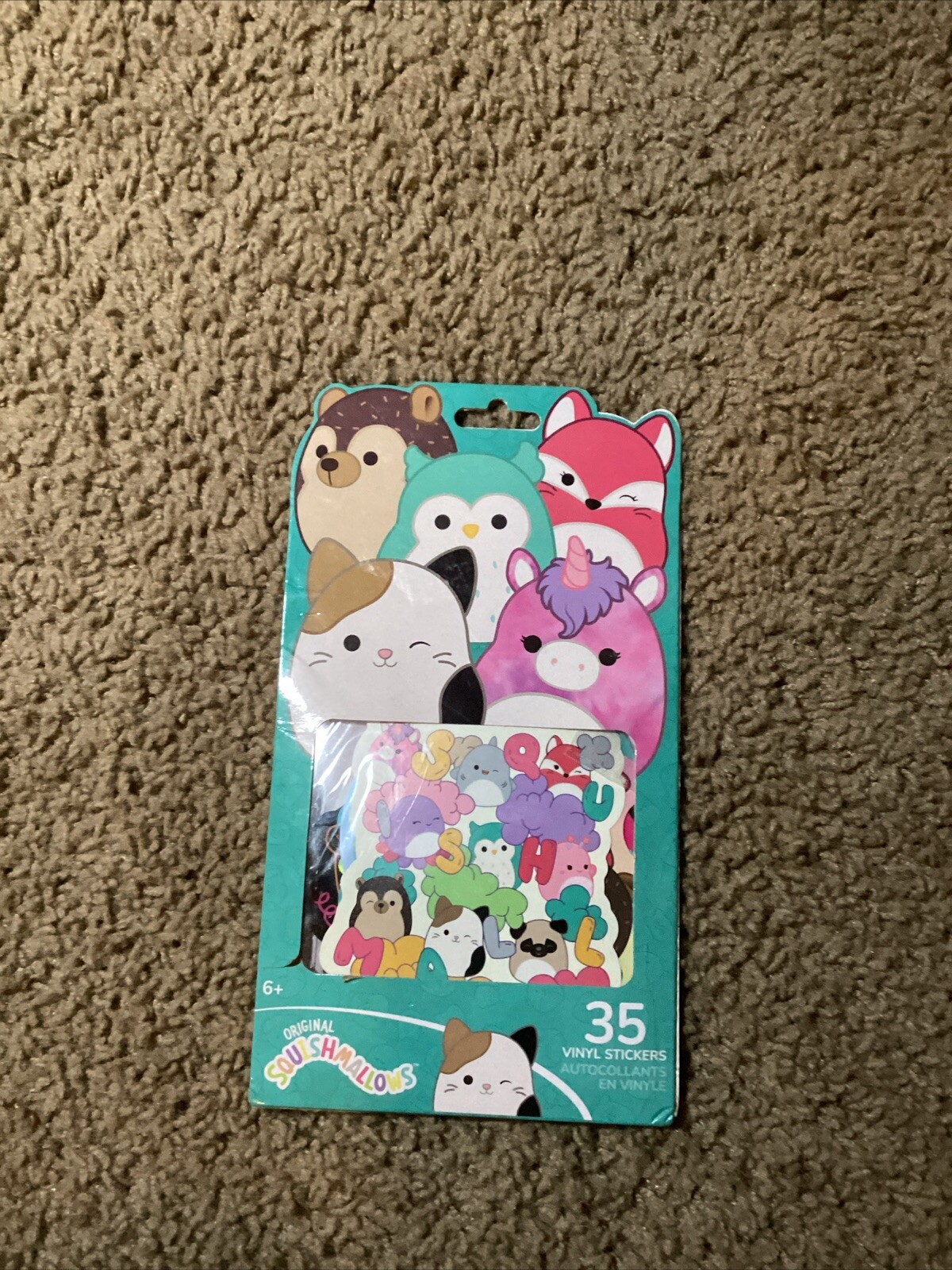 Squishmallows 35 vinyl stickers