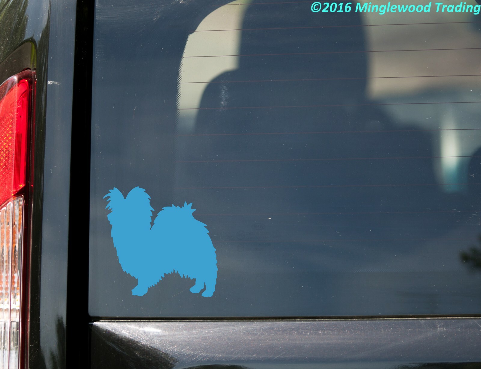 PAPILLON Vinyl Decal Sticker – Butterfly Dog Continental Toy Spaniel Puppy