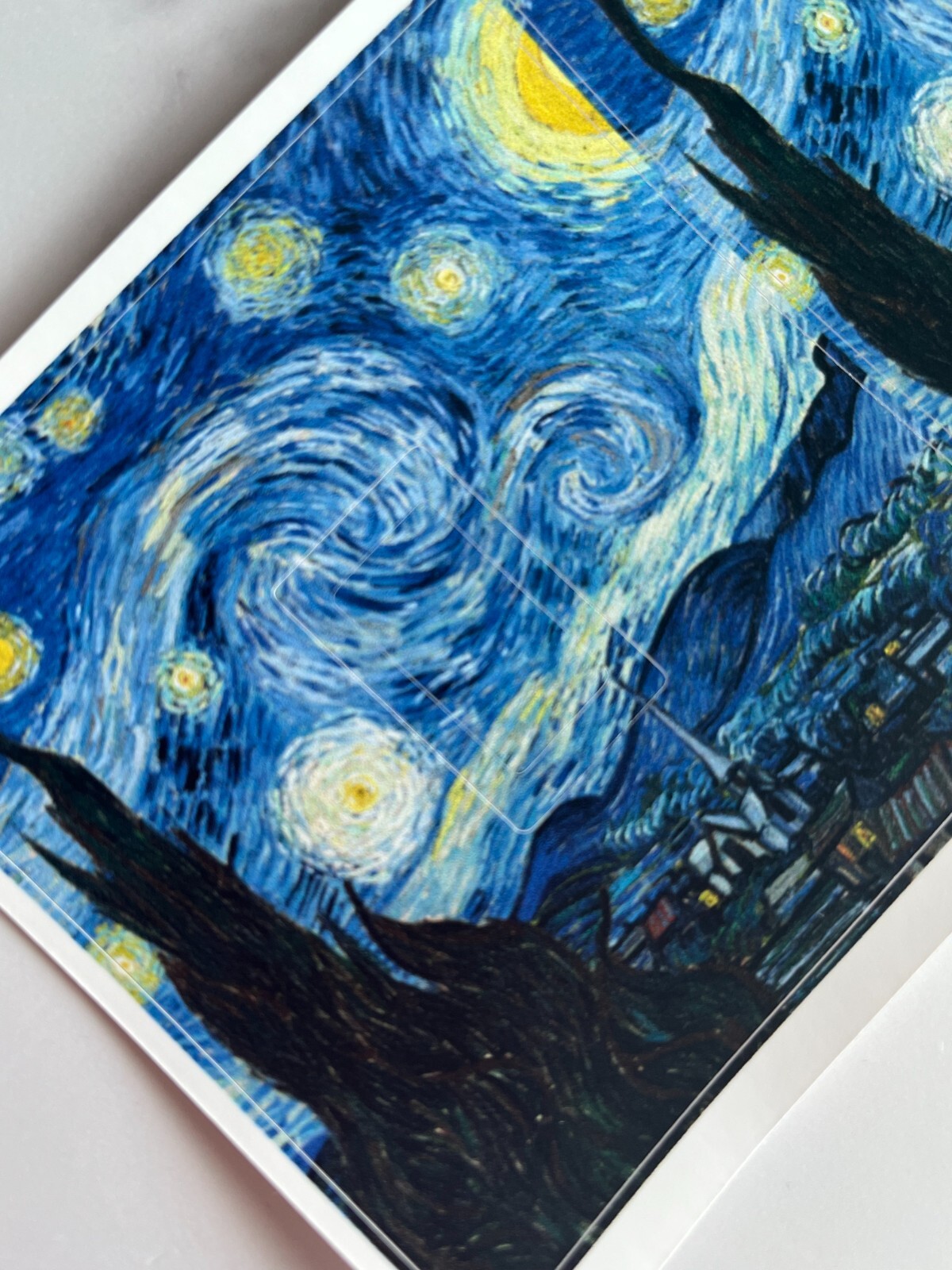 Pack of 2 Starry Night, Vincent Van Gogh Art Design for Single Light Switch