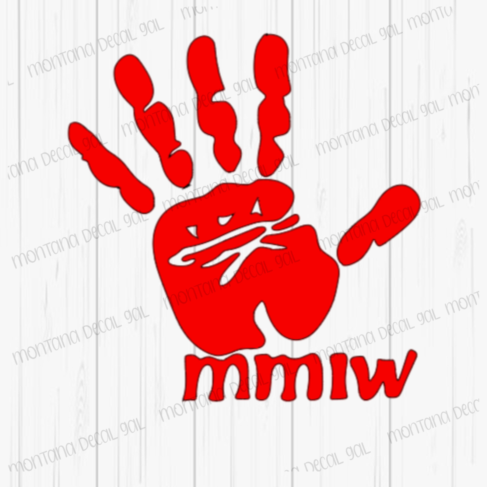 MMIW Decal for car | Missing and Murdered Indigenous Women | MMIW Awareness