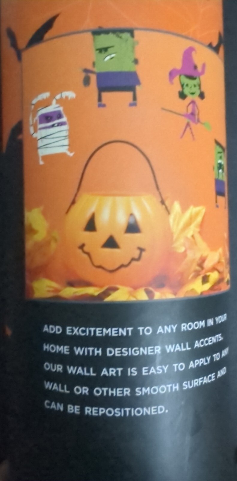 Once Upon A Wall Adhesive Designer 28×20 Accent Decor Decal Sticker Halloween