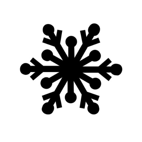 Snowflake Vinyl Decal Sticker Car Truck Window Laptop Holiday Christmas s3