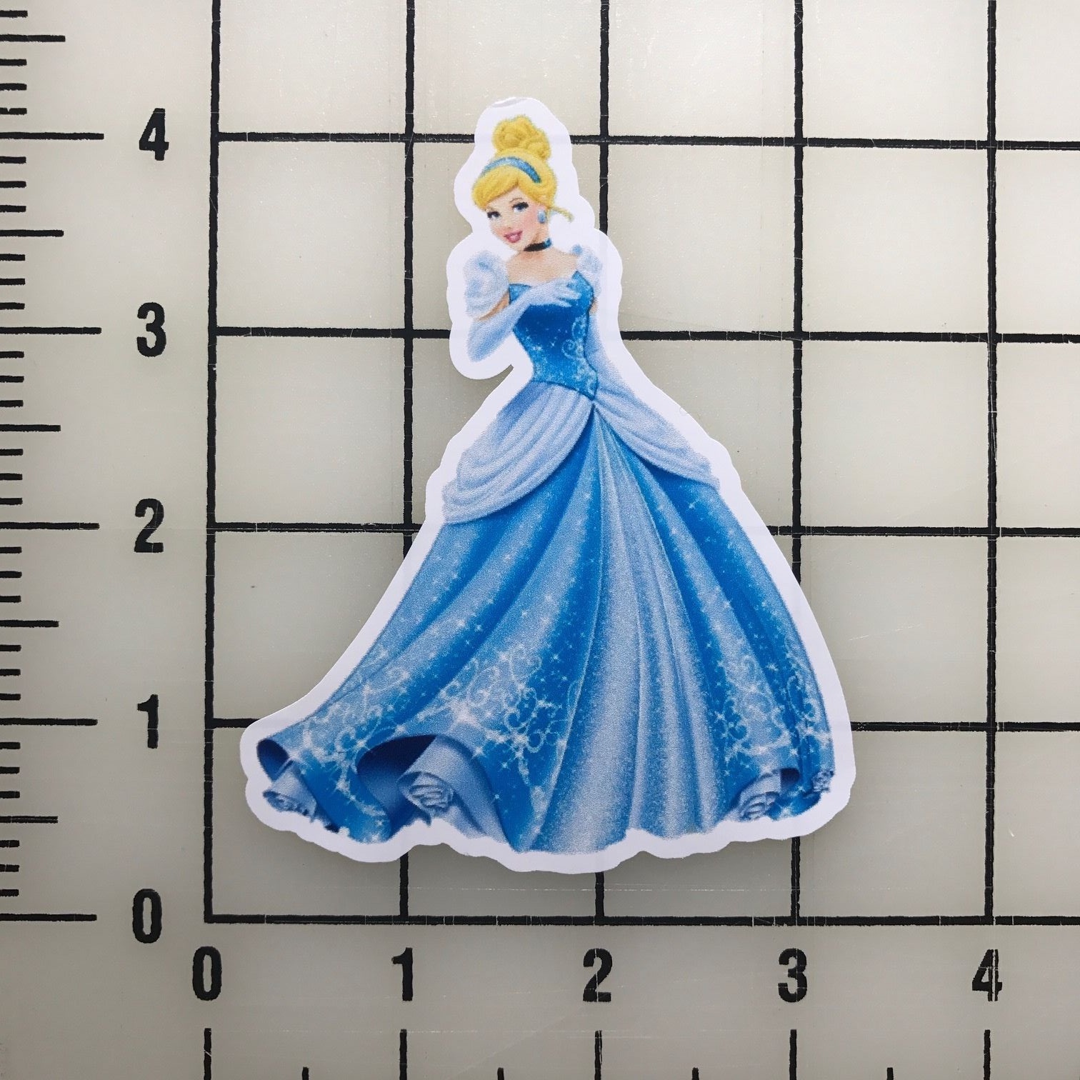 Princess Cinderella 4" Tall Vinyl Decal Sticker BOGO