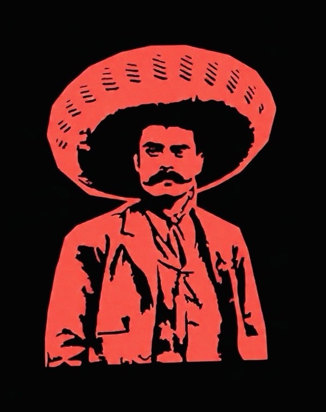 Emiliano Zapata , Sticker, Signs, Decal Vinyl, Laptop, wall , wood self adhesive
