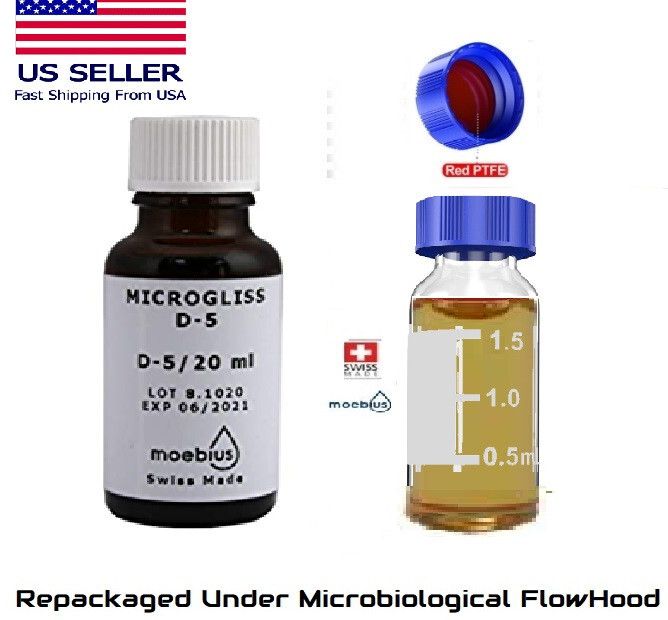 Moebius D5 Microgliss oil SWISS MADE 2ml for watchmakers clockmakers pinion gear
